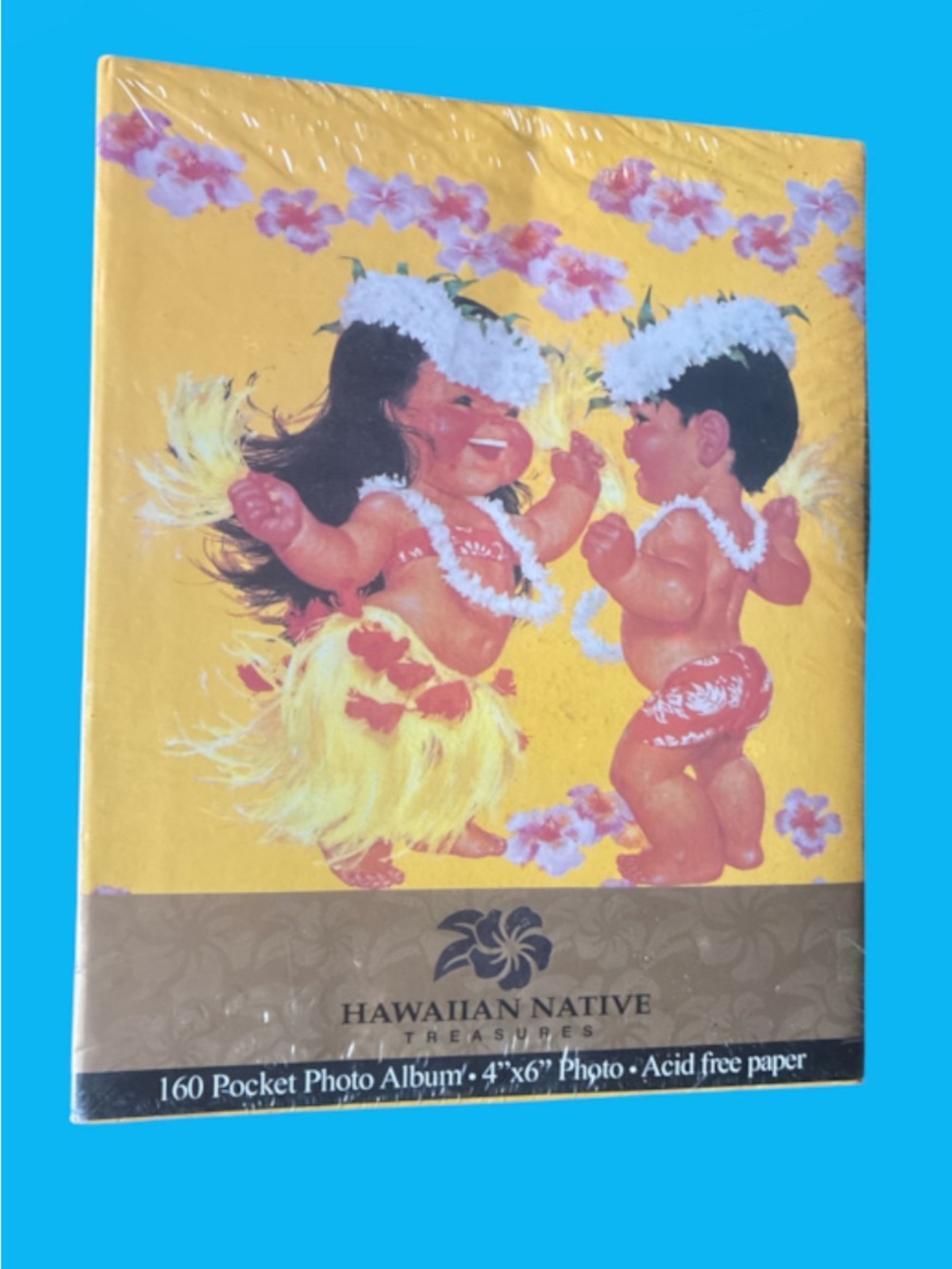 VINTAGE Hawaiian Native Treasures Pocket Photo Album NIP 160 Pockets 4x6